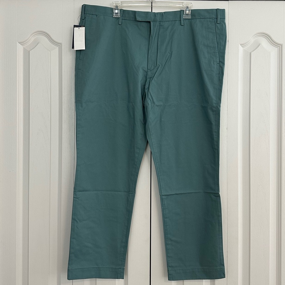 POLO Ralph Lauren Stretch Slim Fit Classics Pants - Color Green - Size 42x30